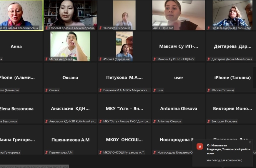 Начался цикл вебинаров